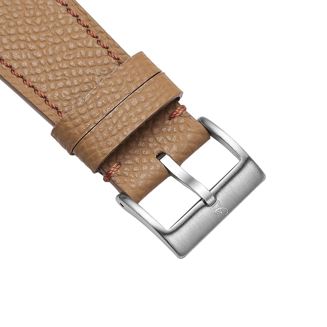 French Epsom Watch Strap - Light Brown