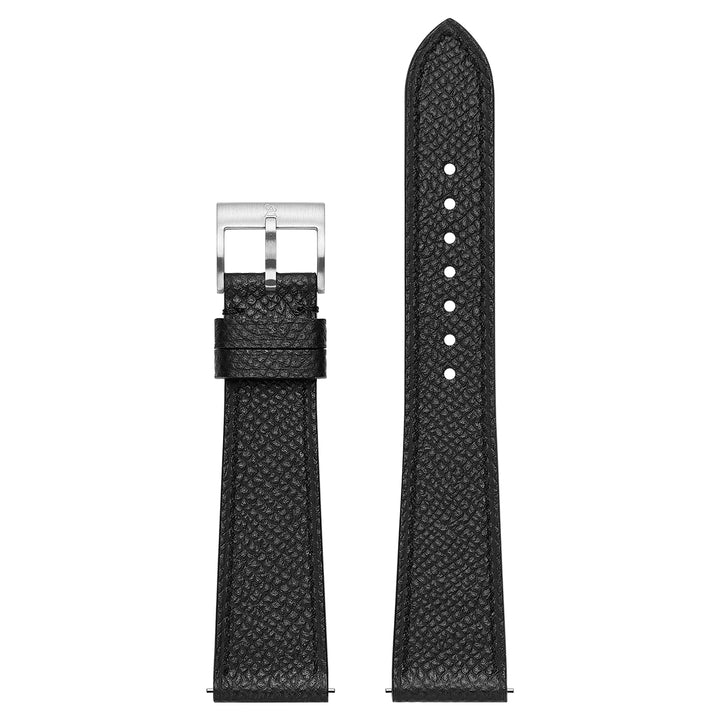 French Epsom Watch Strap - Black