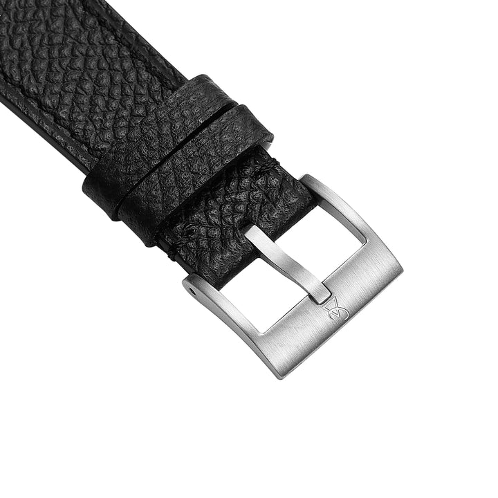 French Epsom Watch Strap - Black