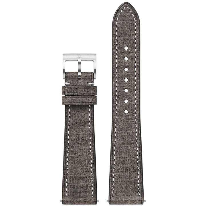 Babele Slim Leather Watch Strap - Brown