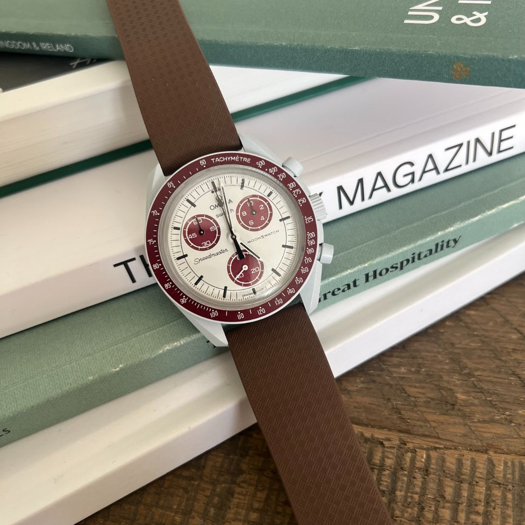 CTS Rubber Watch Strap - Brown