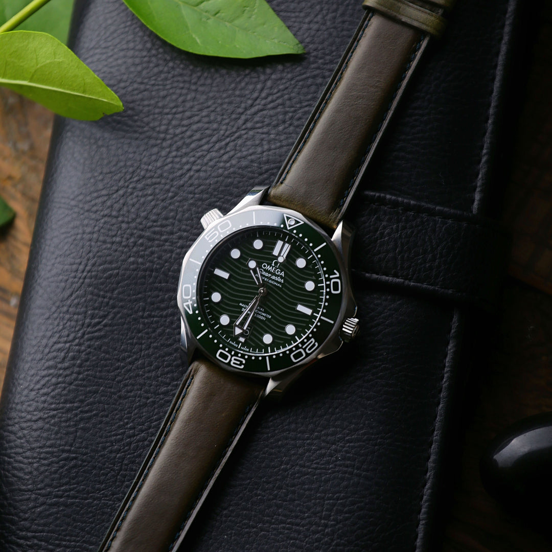 Chromexcel Leather Strap - Pasture Green