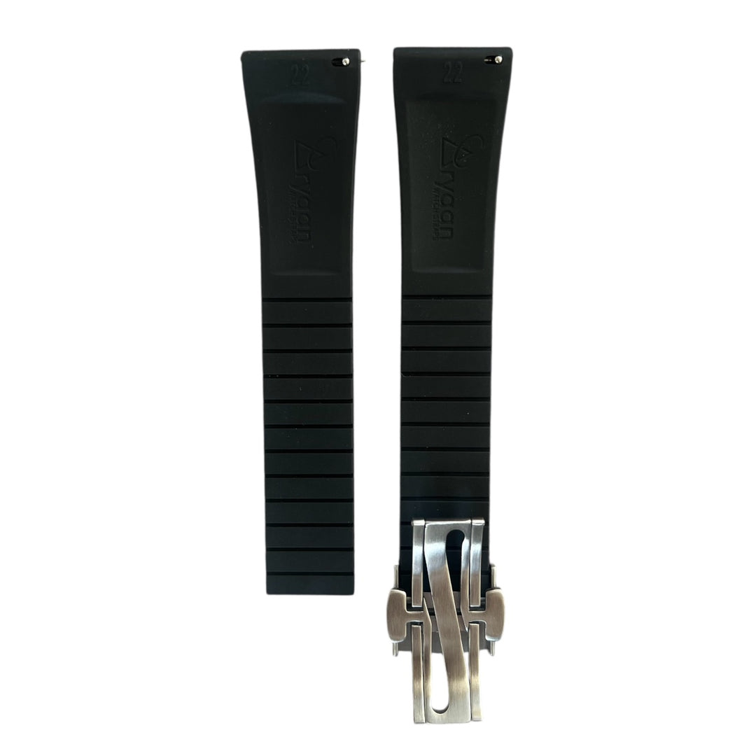 CTS Rubber Watch Strap - Black