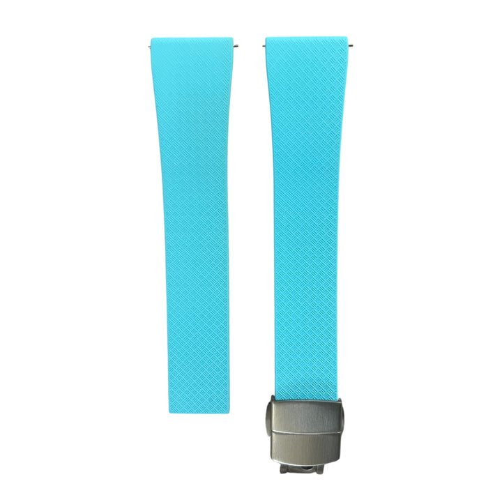 CTS Rubber Watch Strap - Miami Blue