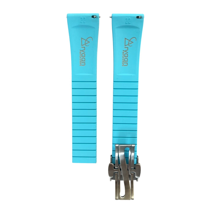 CTS Rubber Watch Strap - Miami Blue