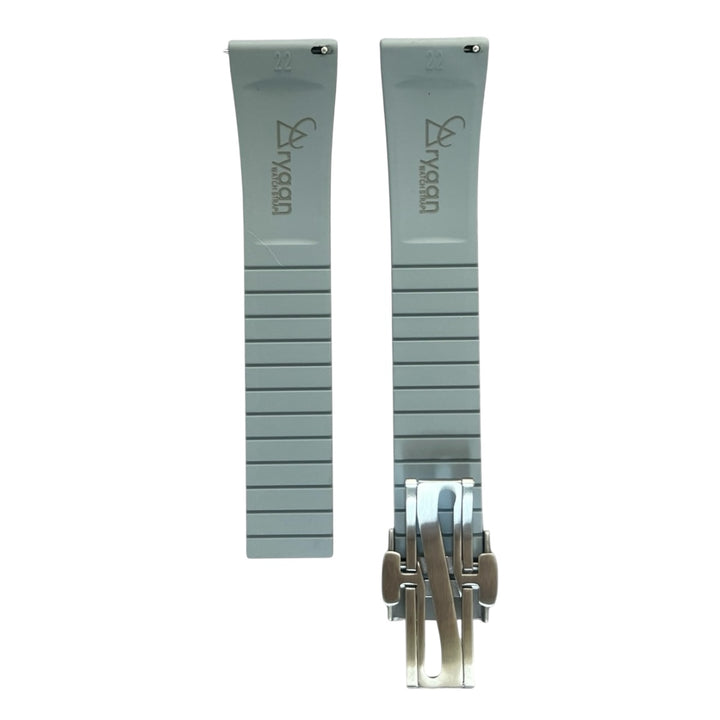 CTS Rubber Watch Strap - Light Grey